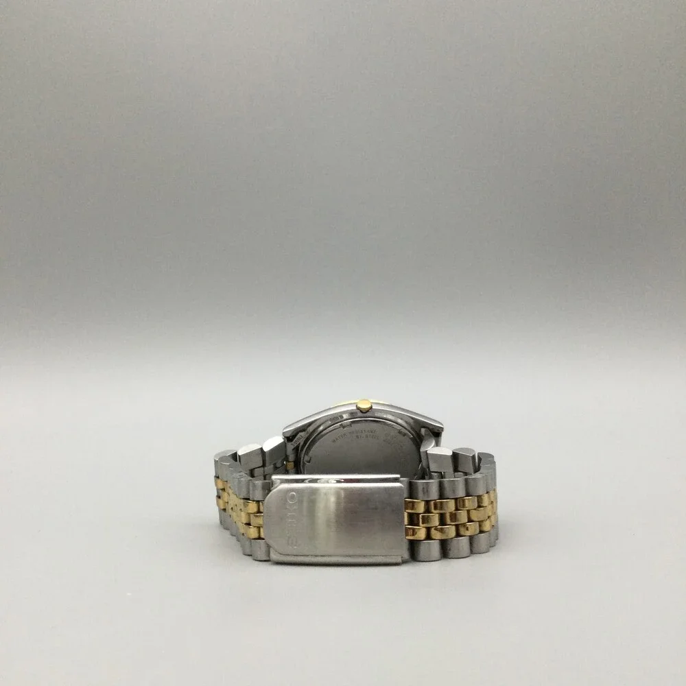 Seiko Watch Women 7N43-8111 36mm Silver Gold Two Tone New  display picture 2
